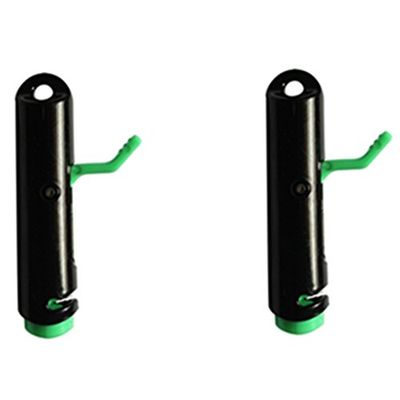 Krazywolf Pressure-Lock Chiusura a Pressione Snap, Nero, 2 inch