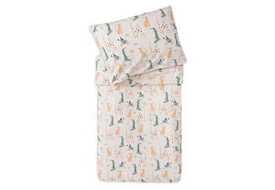 Jollein Jungle Jambo Kinderbeddengoed, 100 x 140 cm, 100% katoen, Oeko-Tex gecertificeerd, babybeddengoed met kussensloop, beddengoedset