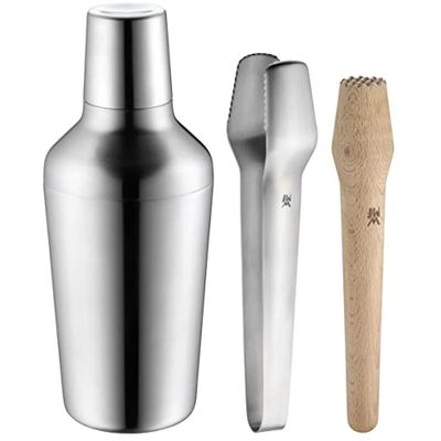 WMF Babuschka - Juegos de utensilios de cocina, 4 piezas, acero inoxidable