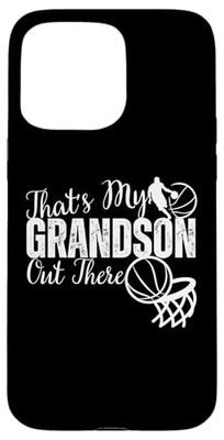 That's My Grandson Out There basket Nonna Nonno Carino Custodia per iPhone 15 Pro Max