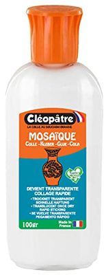 CLEOPATRE – Colle Mosaïque Cléo’Saïc 100g – Transparente et Durable – Fabrication Française