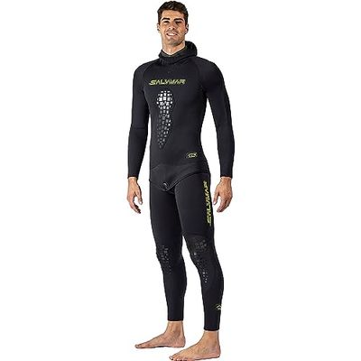 SALVIMAR Wet Drop Cell, Muta Uomo, Nero, 3.5 mm-XXL/56