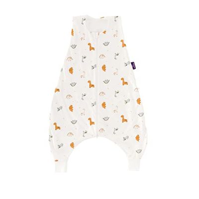 Träumeland Light to GO Dinolino S0510304 - S0510304 (algodón, Talla 80), Color Blanco