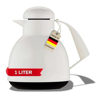 Helios Day Vacuum Jug White 1 Litre, 30 x 30 x 20.9 cm