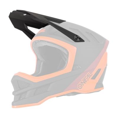 O'NEAL | Visiera di ricambio per casco da bici | Mountain Bike MTB | Visiera di ricambio per casco Blade Hyperlite Charger V.22 | Visiera Blade Helmet Hyperlite Charger V.22 | Adulto | Rosso Arancione