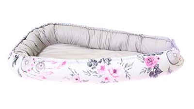 KOSPU Multifunktionell mysig babynest-kokong för babys och spädbarn, bo, resesäng, 100% bomull, antiallergisk