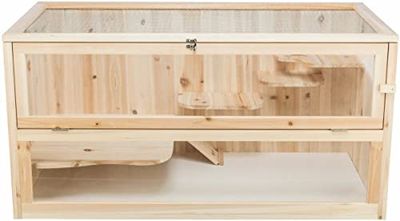 TRIXIE 'Casa per piccoli animali da interni, in legno non trattato, per roditori, legno, 100 × 50 × 50 × 50 cm - 62483