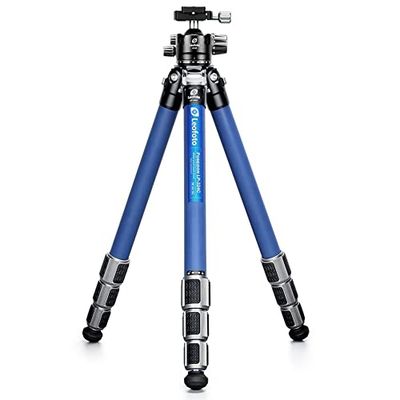 Leofoto - Poseidon - Treppiede in carbonio con testa a sfera - Resistente alla corrosione - Ideale per l'uso in condizioni di bagnato - LP-324C+LH-40