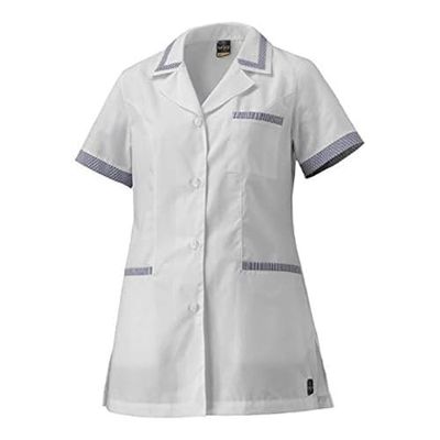 Siggi Horeca 28CS0604/00-0001-L SIGGI – Casaca Silvia, con Tres Bolsillos. Tejido de poliéster 65% y algodón 35%, Variados. Peso 130 g/m². – Tamaño Variantes, Color Blanco Unisex