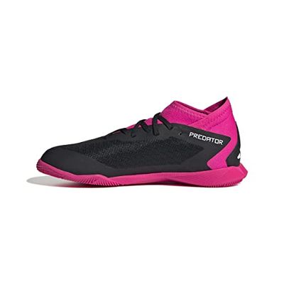 adidas Predator Accuracy.3 In J, Unisex fotbollsskor, Svart Ftwbla Teshpk, 28.5 EU