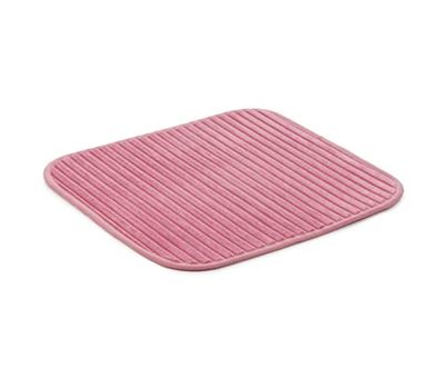 Gözze - Non-Slip Soft Bath Mat, 100% Polyester, 50 x 45 cm - Dusty Pink