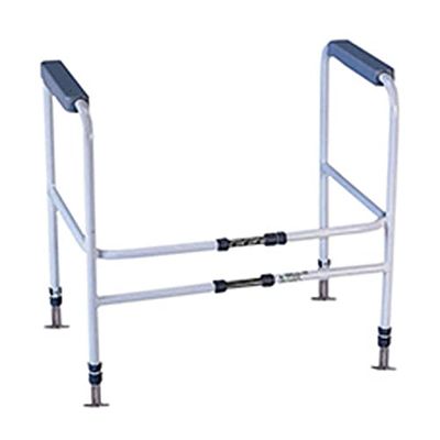 Aidapt Fixed Position Support Toilet Safety Frame with Adjustment for Height and Width Pre Assembled Aid