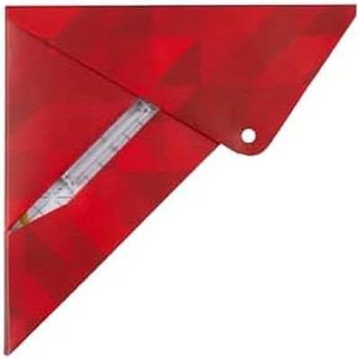 Aristo AR18000B Set 3 in 1 – Triangolo TZ AR1650/2 & Geodtriangolo AR1552 con custodia protettiva Geocover (triangoli con piedini a inchiostro, geocover con fori e chiusura magnetica) basic