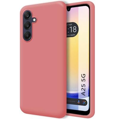 Tumundosmartphone Custodia in silicone liquido ultra morbido per Samsung Galaxy A25 5G colore rosa