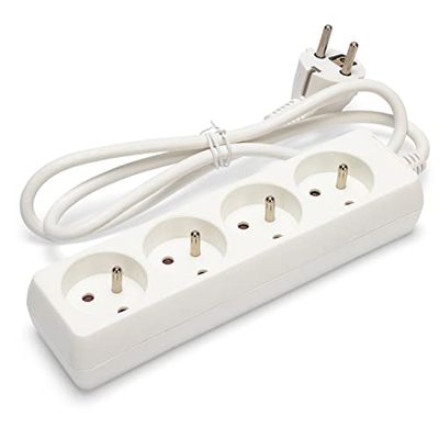 Velamp MULTIP-FR-4 Extensão de 4 tomadas 10/16 A, 3 G1 mm2