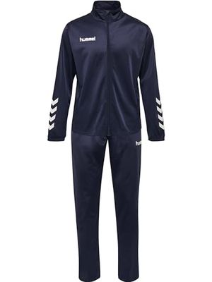 hummel Men's Tracksuit, Polyester, Blue Navy, S