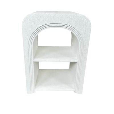Romimex Mesa Auxiliar Blanco Madera MDF 40 x 55 x 30 cm - Marca EAN: 8435700847136