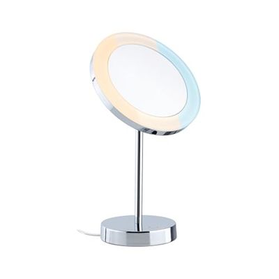 Paulmann 71150 LED Makeup Mirror Masua IP44 White Switch 55lm 230V 4W Chrome 3X Magnification