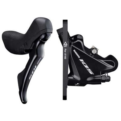 SHIMANO Bremsen-2090365760, Freni. Unisex-Adulti, Silky Black, Taglia Unica