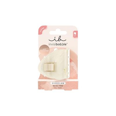 invisibobble EVERCLAW M Evershine (1 pièce) – Pince à cheveux sans métal aspect doré – Recyclable & douce pour les cheveux – Alternative élégante aux barrettes pour femmes & coiffeurs