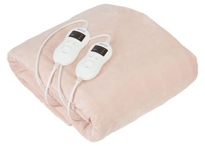 Mesko CR-7424 Elektrische Tweepersoonsbedden, Polyester, Beige, 150 x 160