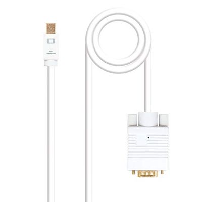 Nanocable 10.15.4103 - Mini DisplayPort op VGA, Mini DisplayPort/M-VGA/M, wit, 3.0 m