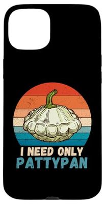 Vintage I Need Only Pattypan Amante de la comida Retro Pattypan Carcasa para iPhone 15 Plus