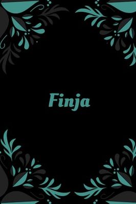 Finja: Personalisiertes Notizbuch mit namen, hübsches Geschenk für Finja