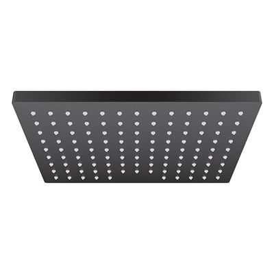 hansgrohe Vernis 26283671 - Soffione doccia a pioggia, 22,9 cm, 1 getto, colore: Nero opaco, 1,75 GPM