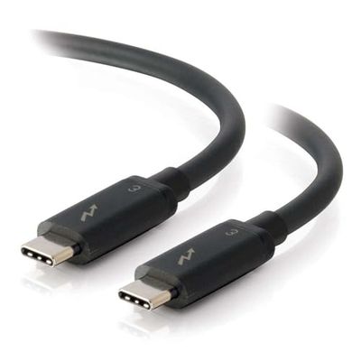 C2G - Cavo di trasmissione dati da USB-C a USB-C Thunderbolt 3, 100 Watt, adatto per Galaxy S10, MacBook Pro, iPad Pro, Dell Latitude Google Pixel, Nexus, Huawei e altro ancora