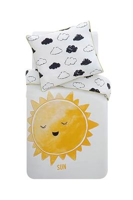 80 x 80 Cosmic Sun Baby Dekbedovertrek Set