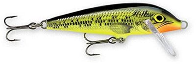 Rapala nedräkning 1/4 oz fiskedrag (brandspigg, storlek 2,75), maj 14, rött huvud