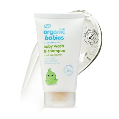 Organic Babies - Baby Wash & Shampoo - Fragrance/Scent Free - 150ml