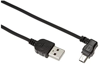 System-S usb 2.0 kabel voor usb-a naar usb mini-B 5-pin 30 cm haakse stekker 90 graden