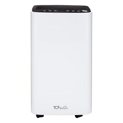 TCP Smart 12L/Day Smart Compressor, Dehumidifier HEPA Filter with App, WiFi, 2L Water Tank, Removes Damp, Mould & Condensation, Works with Alexa, Google Home, 3 Modes, Continuous Drainage