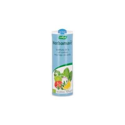 A.Vogel Herbamare Diet Sal sem sódio com cloreto de potássio | plantas e legumes BIO | ideal para dieta baixa em sódio | Sazão natural, 125 gramas