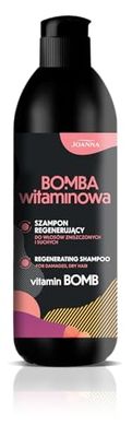 JOANNA Vitamina Bombe Shampoo rigenerante per capelli secchi e danneggiati 500 ml – Intensivo Idratante e Nutriente