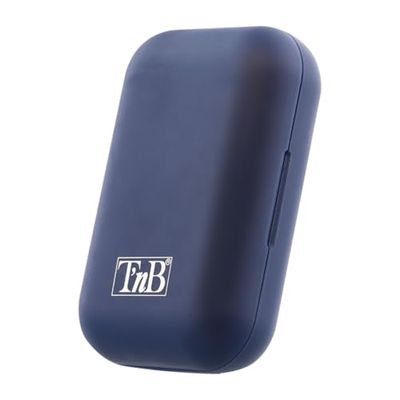 T'nB Auricolari Bluetooth 5.0, TWS Wireless Semi Auricolari con Microfono Integrato, Autonomia Fino a 19 Ore di Ascolto, Controllo Tocco Musica E Chiamate, Shiny – Blu