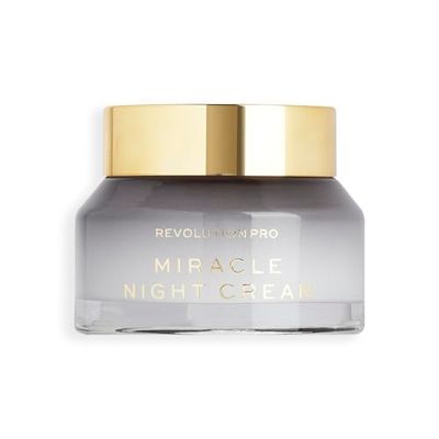 Revolution Pro Miracle Night Cream, gładsza, bardziej jędrna i młodzieńcza skóra, regeneruje skórę w nocy, 50 ml