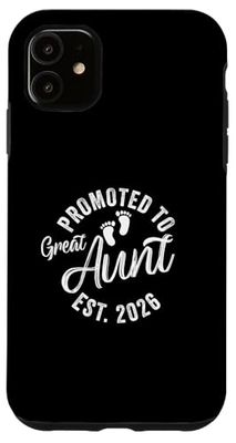 Promoted To Great Aunt 2026 Case for iPhone 11