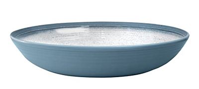 Brunner 0830067N.C5T Ciotola Ovale in Melamina Stonetouch, Oval Servig Bowl Collezione Tuscany, Colore Azzurro Grigio, Bpa-Free, Resistente agli Urti, Lavabile in Lavastoviglie