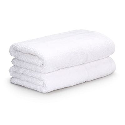 frottana Pärlhandduk 50 x 100 cm av 100% bomull, snö 2 set