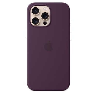Apple iPhone 16 Pro Max Silicone Case with MagSafe - Plum 