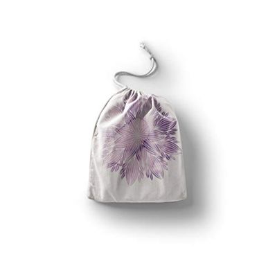 Bonamaison Printed Cotton Produce Bag with Drawstring, Reusable Grocery Bag, Biodegradable Eco-Friendly Bags, Travel Pouch, Sachet Bags, Shopping Bag, Eco Friendly, Foldable, Size: 20x30 Cm