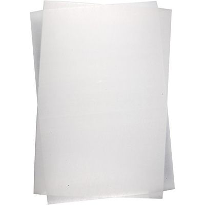 Creativ Company 79092- Plastark, Matt Genomskinlig, 20 x 20 cm, Paket med 10