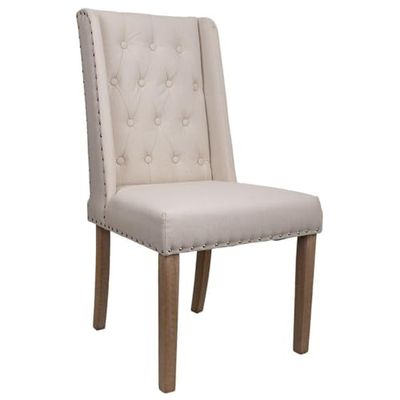 silla de madera tapizada