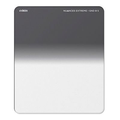 COKIN Nuances Extreme GND8 Gradueerfilter, grijs, 3f-stops, duurzaam mineraalglas, M (Serie P)