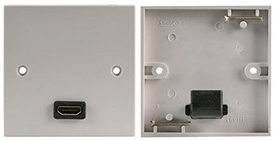 PRO SIGNAL PELR0084 1-Gang AV Wallplate with 1x 90° HDMI Female Connectors