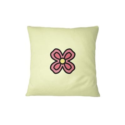 Bona Basics, Funda de cojín Decorativa, Funda de cojín Decorativa, decoración del hogar, para sofá, cafetería, Tamaño: 60x60 cm, Color: Amarillo Claro