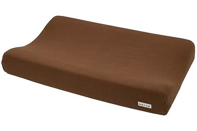 Meyco Baby aankleedkussenovertrek - Knit Basic Chocolate - 50 x 70 cm - enkele verpakking